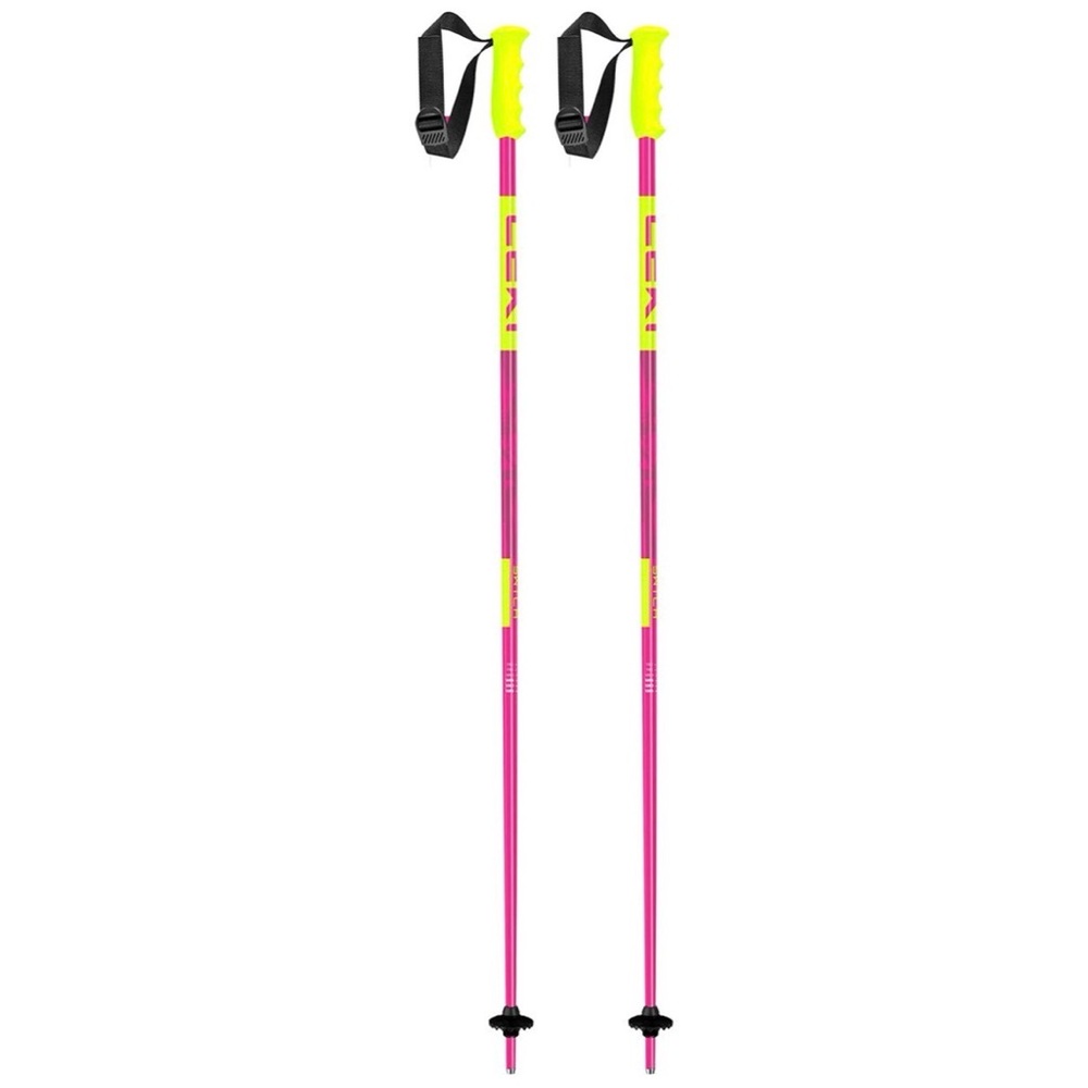 Leki “Rider” Pink and Purple Ski Poles, 95 cm